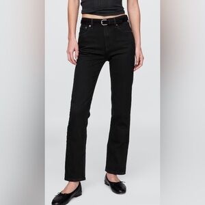 Gap 90’s Straight High Rise Black Women's Jeans Size 30/10P